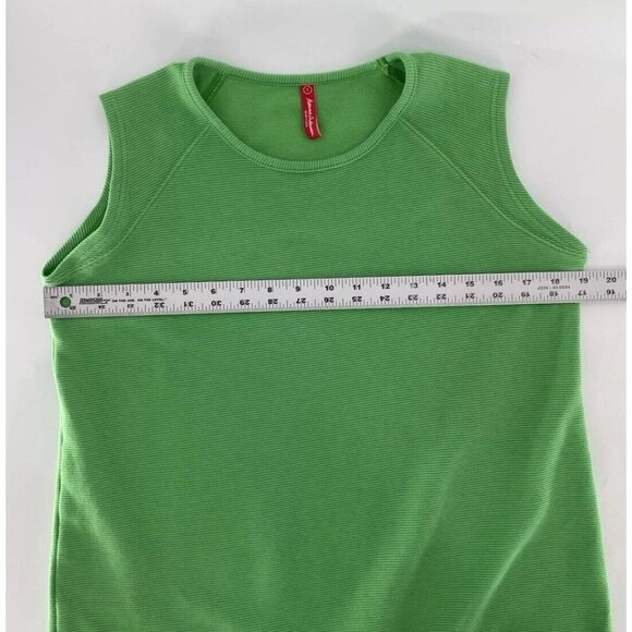 Hanna Andersson Women’s Kelly Green Ribbed Textured Knit Dress Sz Sm, USA, FLAW - Picture 7 of 13